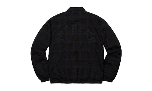 Supreme SS19 Patchwork Harrington Jacket Unisex Black SUP-SS19-074