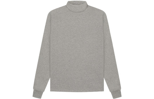 Fear of God Essentials SS22 Relaxed Mockneck Dark Oatmeal FOG-SS22-915