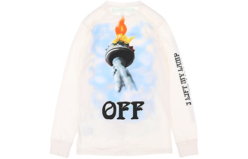 Off-White C O VIRGIL ABLOH Statue of Liberty Sweater 'Black White Blue' OMBA025E181920150299