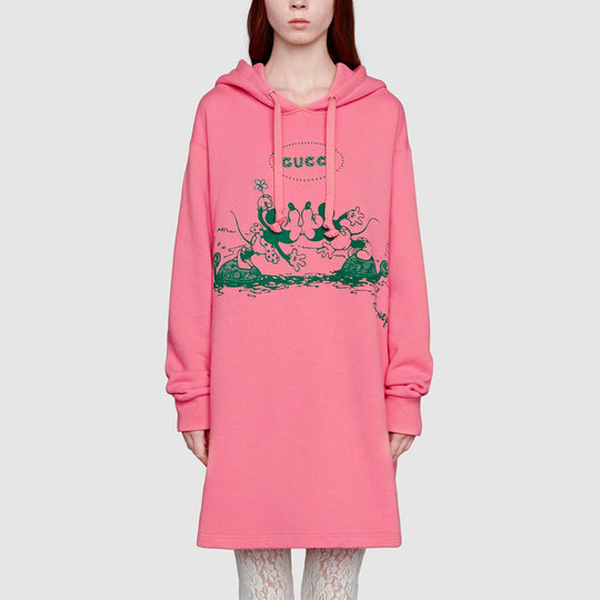 (WMNS) Gucci x Disney Hooded Dress For Pink 610127-XJB8A-5412