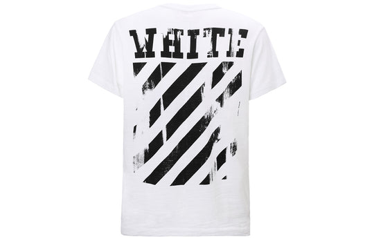 Off-White Printing Short Sleeve White OMAA002S160010070188