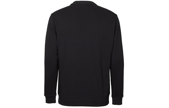 Burberry Unisex Logo Printing Round-neck Sweatshirt Black 80113571