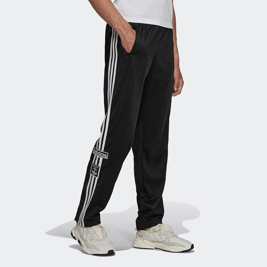 Men's adidas originals Side Casual Sports Pants/Trousers/Joggers Autumn Black HB9501