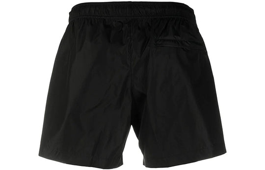 Men's Off-White SS21 Logo Shorts Black OMFA003R21FAB0011001