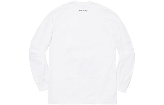 Supreme FW18 Mike Kelley AhhYouth LS White Tee SUP-FW18-307