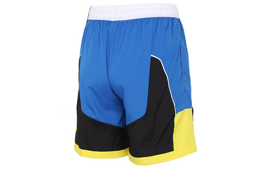 Nike Throwback Colorblock Woven Sports Basketball Shorts Blue CV1863-403