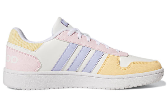 (WMNS) adidas Neo Hoops 2.0 'White Yellow Pink' GY5903