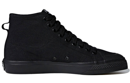 adidas originals NIZZA High Top 'Black logo' B41651