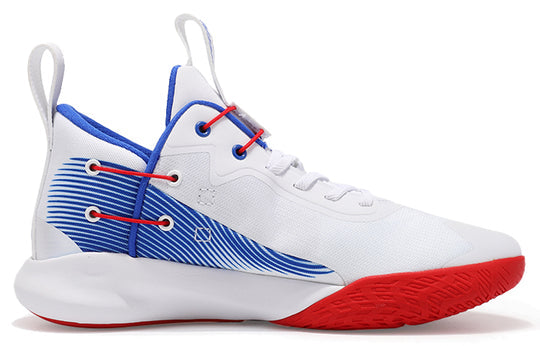 Nike Precision 4Flyease White, Red/Blue Domestic Edition DC2110-161 •  SneakerSouqq