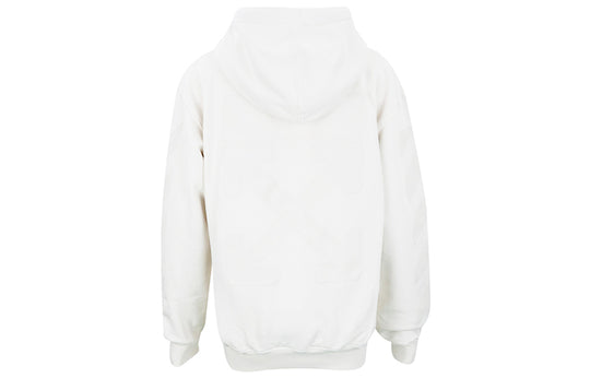 (WMNS) Off-White Hooded Cotton Sweater White OWBB032E19F300960101