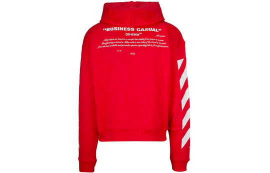 Off-White c/o Virgil Abloh Men's Red Sweater Red OMBB037F181920112030