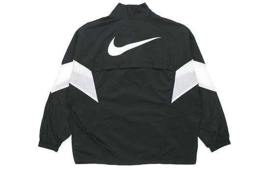 (WMNS) Nike Sports Jacket 'Black White' CN6918-010