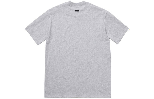 Supreme FW18 Marvin Gaye Tee Heather Grey Character Printing Short Sleeve Unisex Gray T-Shirt SUP-FW18-1187