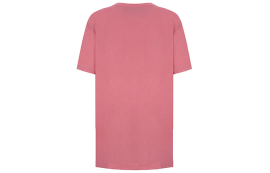 (WMNS) Gucci Bronzing Alphabet Short Sleeve Pink T-Shirt 615044-XJCLF-5351