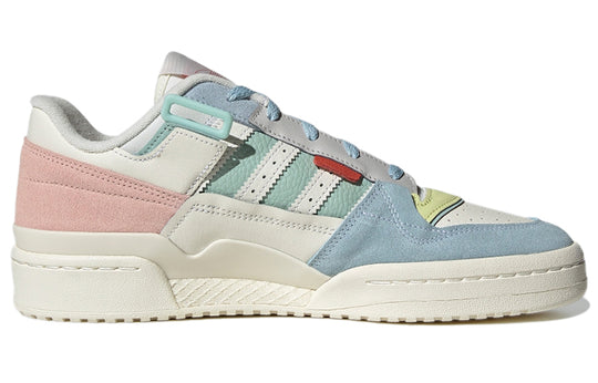 adidas originals Unisex Forum Exhibit Low Sneakers White/Pink/Blue GX4587