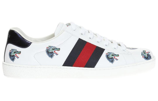 Gucci Ace Leather 'Wolf' 386750-0H810-9082