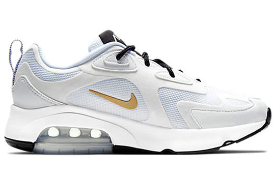 (WMNS) Nike Air Max 200 'White Metallic Gold' AT6175-102