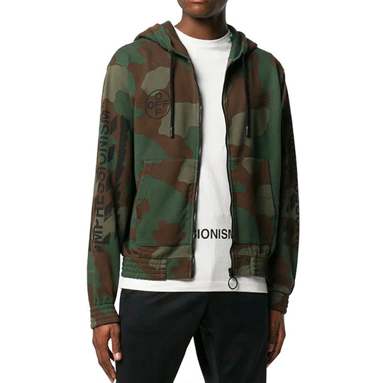 Off-White MENS Diag Stencil MilitaryGreen/Camouflage OMBE001R190030169910