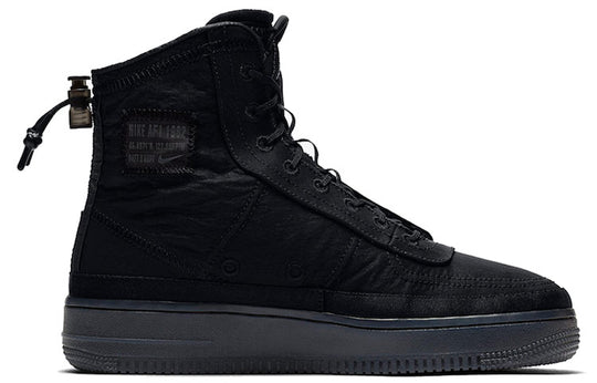 (WMNS) Nike Air Force 1 High Shell 'Black' BQ6096-001