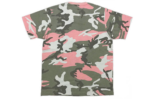 Supreme Pocket Tee Pink Camo Camouflage Short Sleeve Unisex 'Pink Gray' SUP-SS18-350