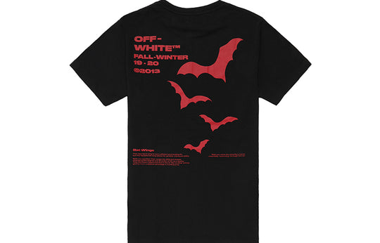 Off-White Printing Short Sleeve Ordinary Version Black OMAA027E191850071020