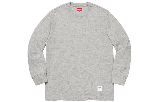 Supreme FW19 Week 1 Trademark L Sweater 'Grey' SUP-FW19-084