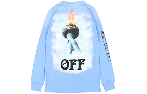 Off-White C O Virgil Abloh Liberty Crew Neck Sweater OMBA025E181920153199