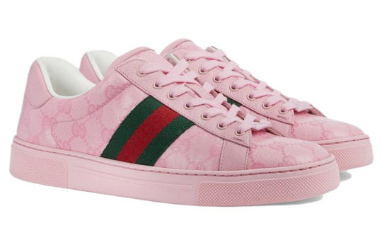 (WMNS) Gucci Ace sneaker with Web 'Pink' 760774-FACRF-5856