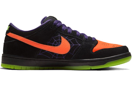 Nike SB Skateboard Dunk Low Night of Mischief 'Green Black Orange' BQ6817-006(S-BOX)