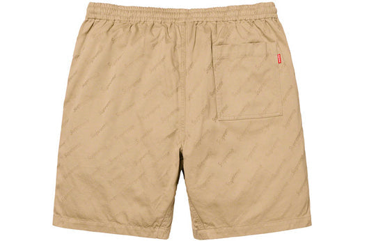 Supreme FW19 Week 1 Jacquard Logos Twill Short logo SUP-FW19-136