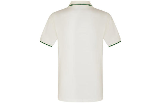 Gucci Embellished Webbing And Interlocking GG Short Sleeves Polo Shirt 'White' 628339-XJCQR-9061