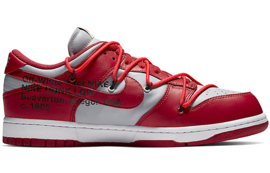 Nike Off-White x Dunk Low 'University Red' CT0856-600