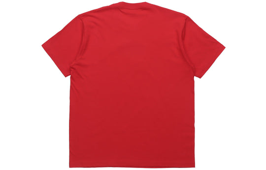 Supreme FW19 Week 17 Bandana Box Logo Tee cashew Short Sleeve Unisex Red SUP-FW19-10907