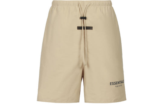 Fear of God Essentials FW21 Volley Shorts Beige FOG-FW21-122