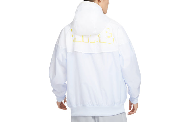 Nike Windrunner Woven Lined Jacket 'White Grey' DX0695-085
