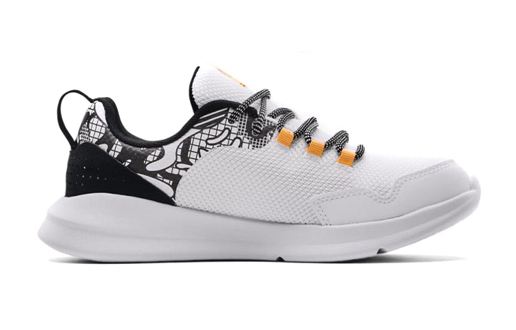 (GS) Under Armour Essential Colorshift Sportstyle Running Shoes Black/Gray 3024748-101