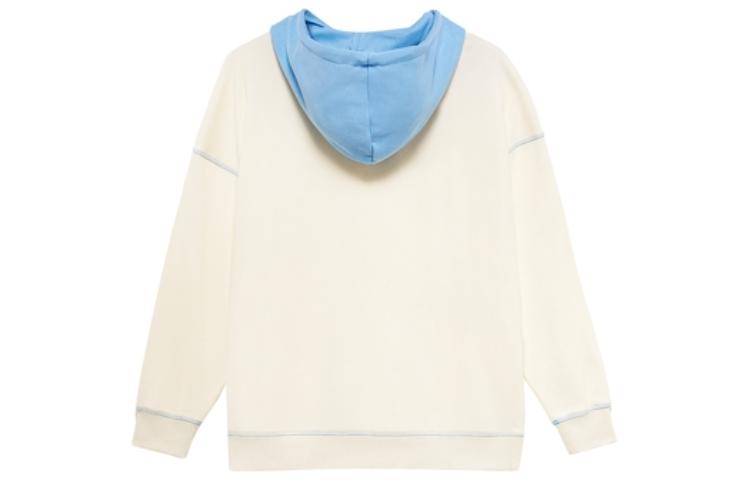 (WMNS) New Balance Lifestyle Fashion Hoodie 'White Blue' AWT23342-CIC