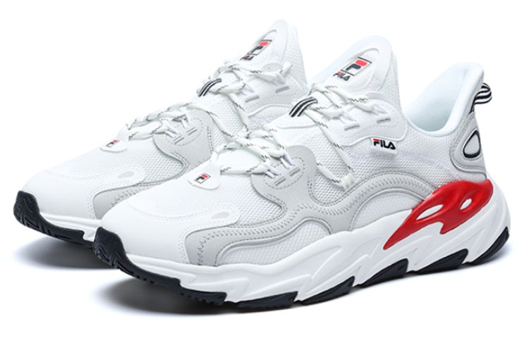 FILA Wave Low-Top Shoes 'White Red Grey' F12M226112FBA