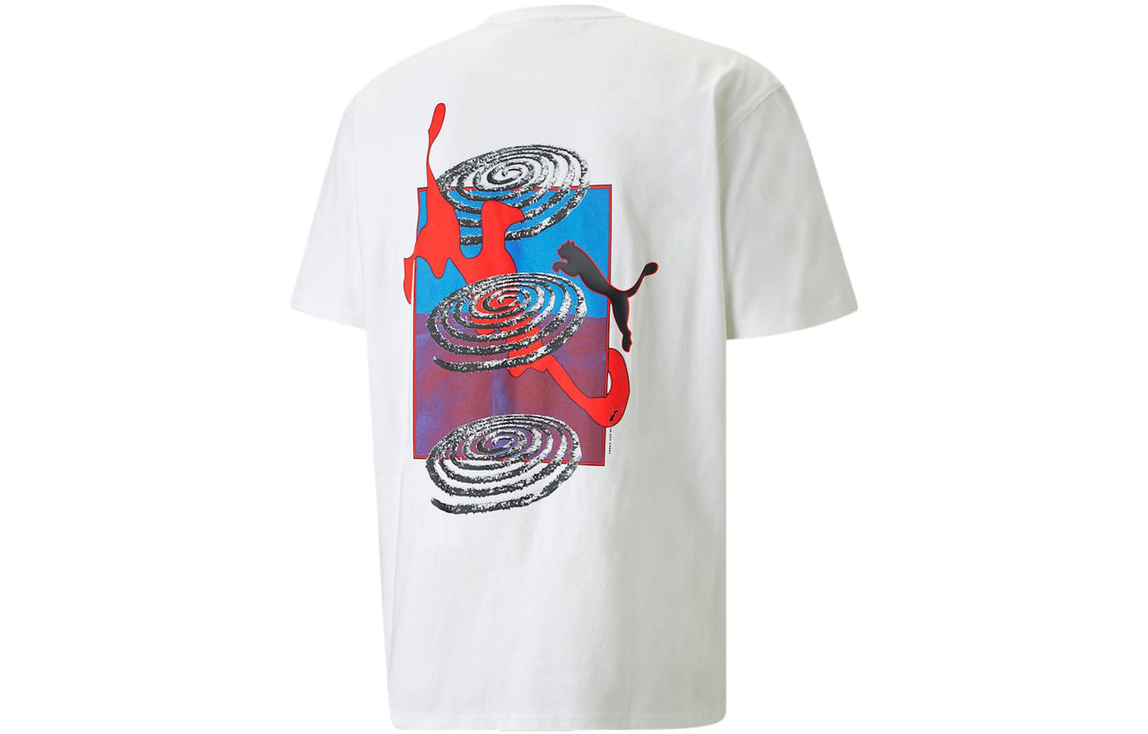PUMA X Perks And Mini Graphic T-Shirt 'White' 538810-02