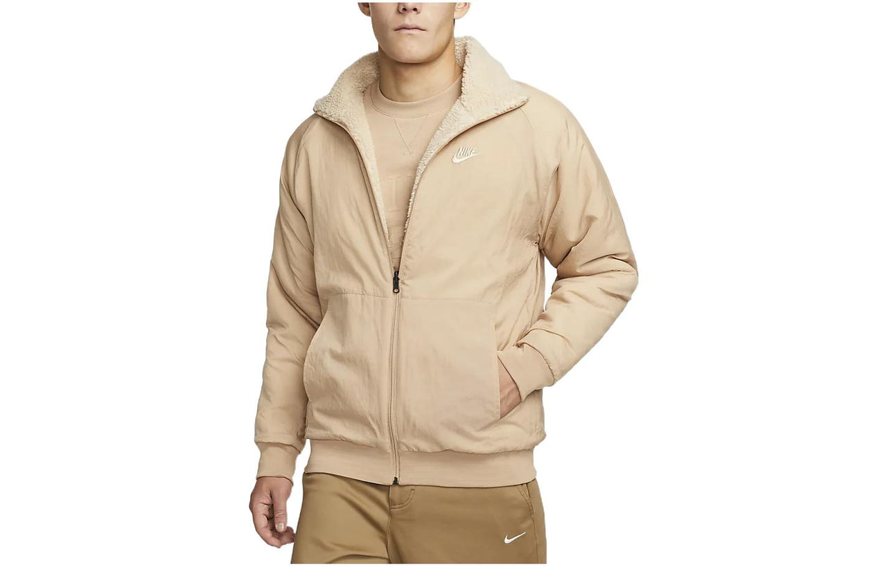 Nike Sportswear Full-Zip Reversible Jacket 'Beige' DZ4713-126