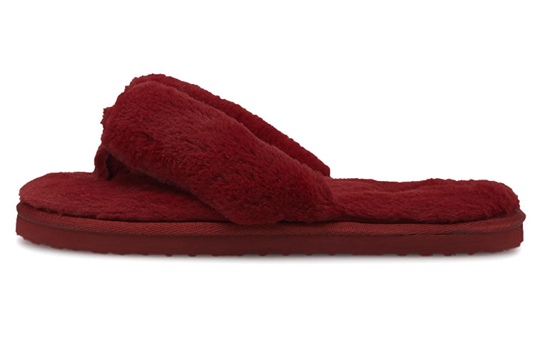 (WMNS) PUMA Fluff Flip Slides 'Persian Red Team Gold' 384938-05
