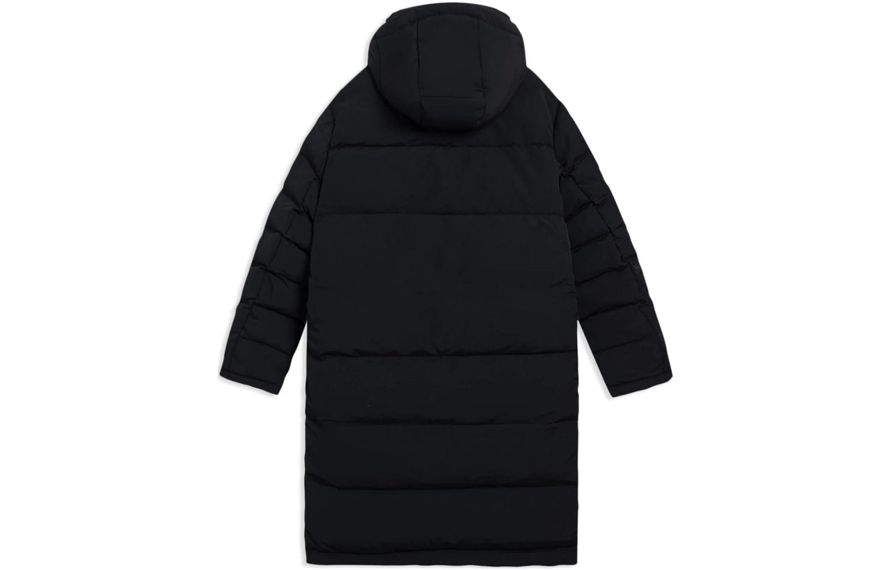 Li-Ning Winter Lifestyle Long Down Jacket 'Black' AYMS065-2