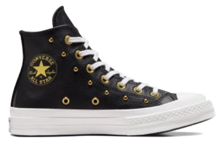 (WMNS) Converse Chuck 70 Hi 'Black White Gold Metallic' A06809C