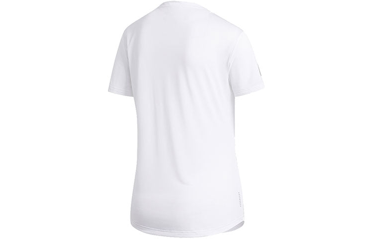 (WMNS) adidas OWN THE RUN TEE Running Sports Short-sleeve Tee White FM5812