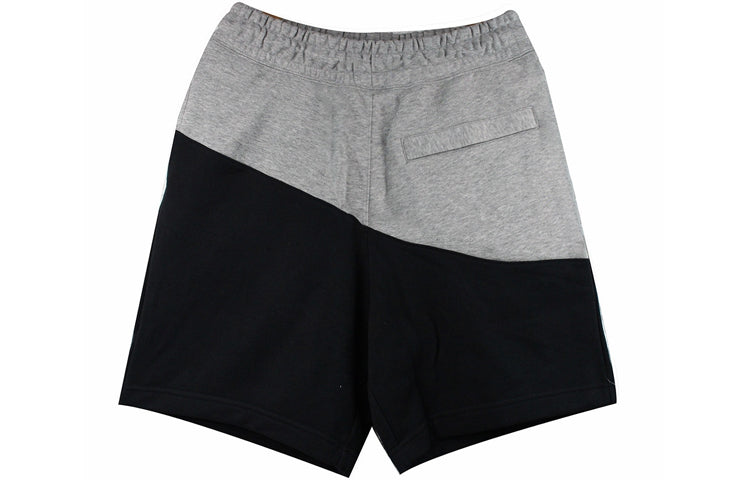 Nike Sportswear Swoosh Small Colorblock Sports Shorts Black Gray Blackgray BV5310-064