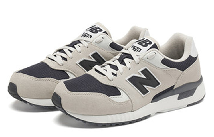 New Balance 570 Series Beige Black D Wide 'Creamwhite Black' ML570BNA