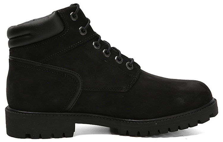 Timberland Heritage Casual Walking Wide-Fit Boots 'Black Nubuck ' A1J3W