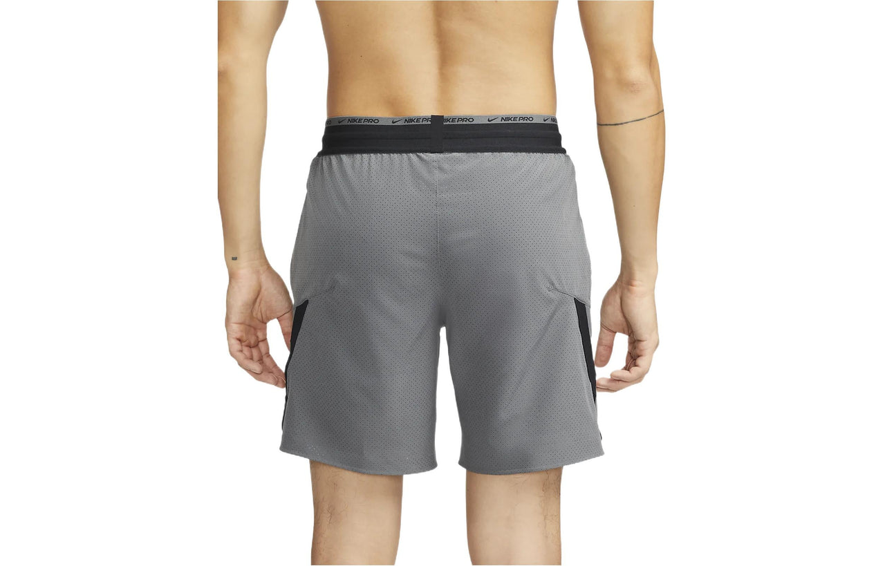 Nike Pro Dri-FIT Flex Rep Sports Training Shorts Gray DD1701-068