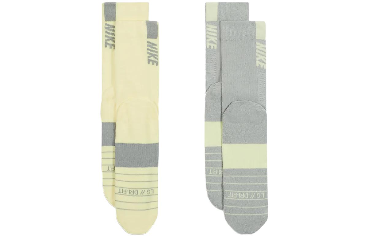 Nike Multiplier Logo Socks 'Beige Grey' SX7557-938