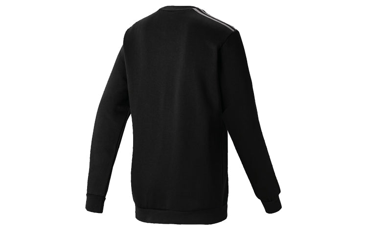 adidas originals Linear Crew logo Printing Casual Sports Black FT9281